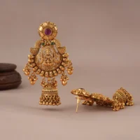 Double star small hoop earing