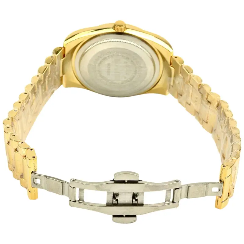 RAID Gold Crystal Watch For Men's – Full Diamond Style | Quartz Movement - Image 4