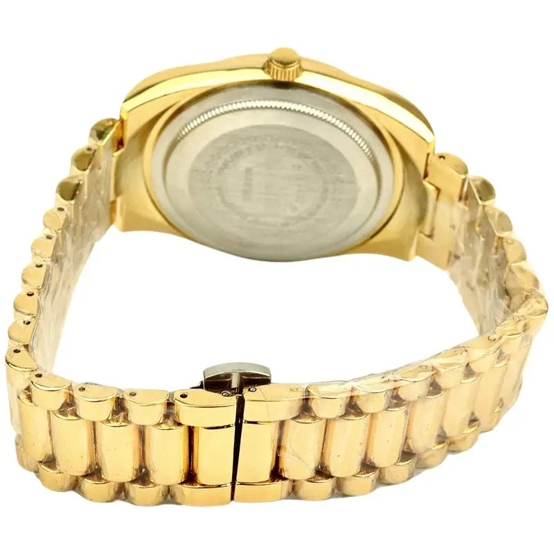 RAID Gold Crystal Watch For Men's – Full Diamond Style | Quartz Movement - Image 3