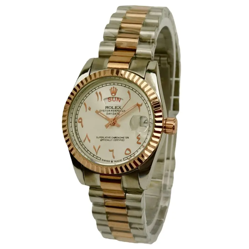 Rolex Oyster Perpetual Day-Date Arabic Dial Watch (Two-Tone) - Image 2