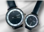 Couple Watch Timeless Together Black Leather Edition